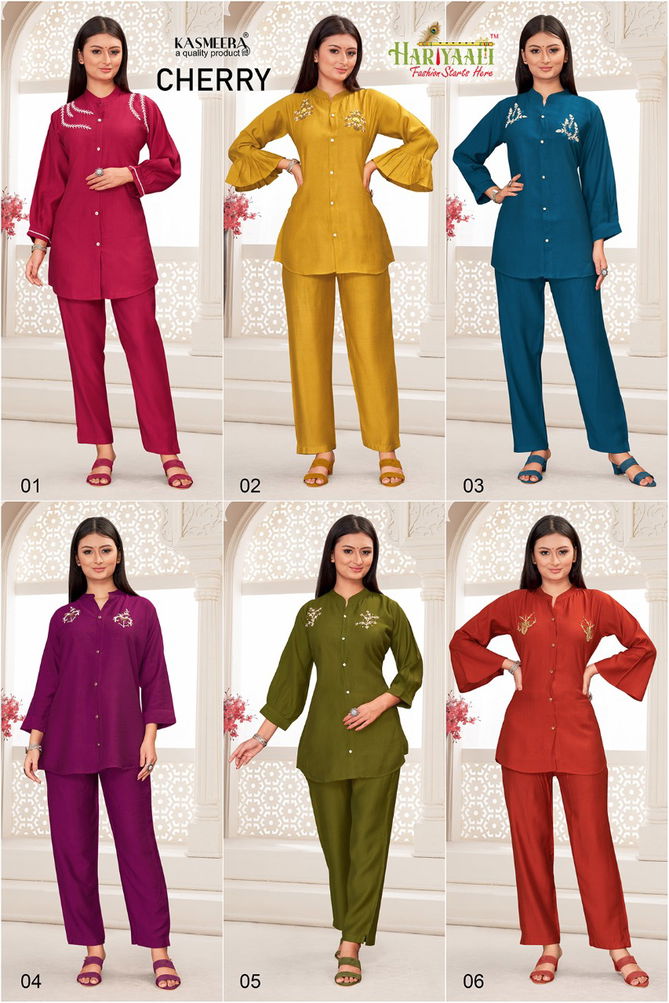 Cherry By Hariyali Ladies Top With Bottom Catalog